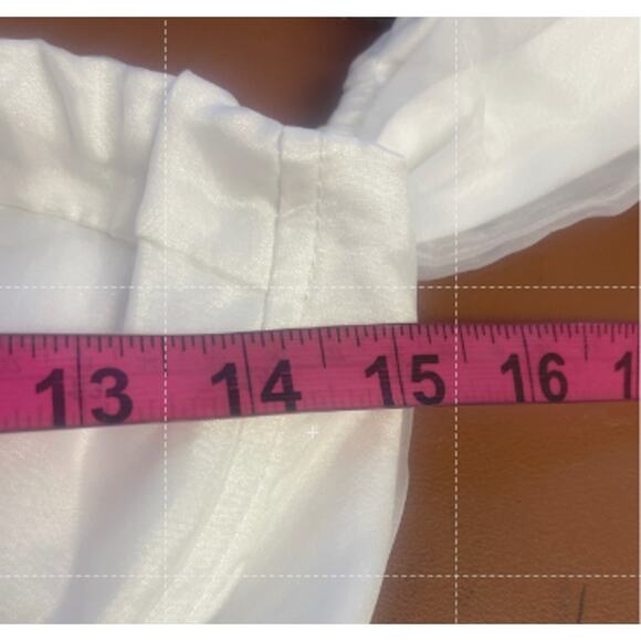 LULU'S SZ M White True Excellence Bustier Off-The-Shoulder Maxi Dress NEW 0b16 - Picture 8 of 8